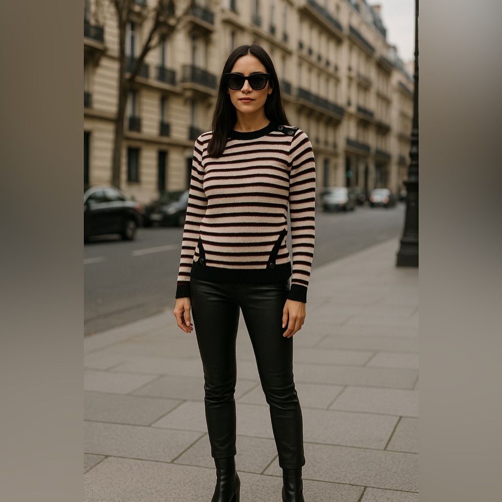 Veronica Beard striped sweater, size 4